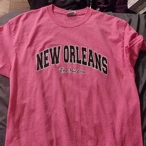 Pink shirt from New Orleans